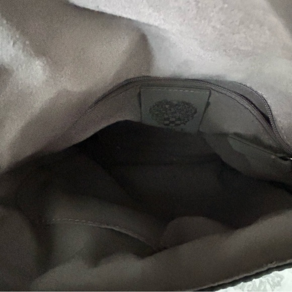 Vince Camuto Black Leather Crossbody Bag with Silver Hardware - Picture 7 of 8